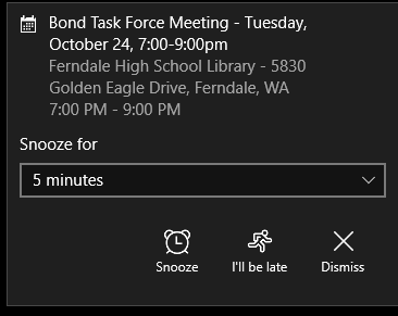 Ferndale School Bond